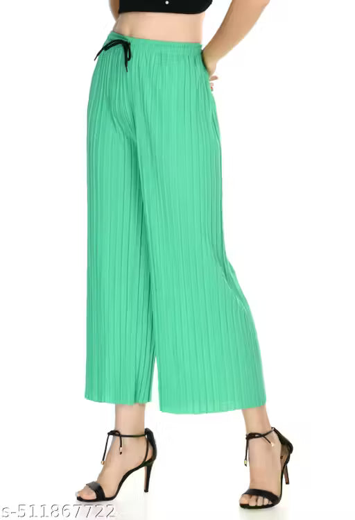 Relexed Womens & Girls 2 Pack of Combo Palazzos