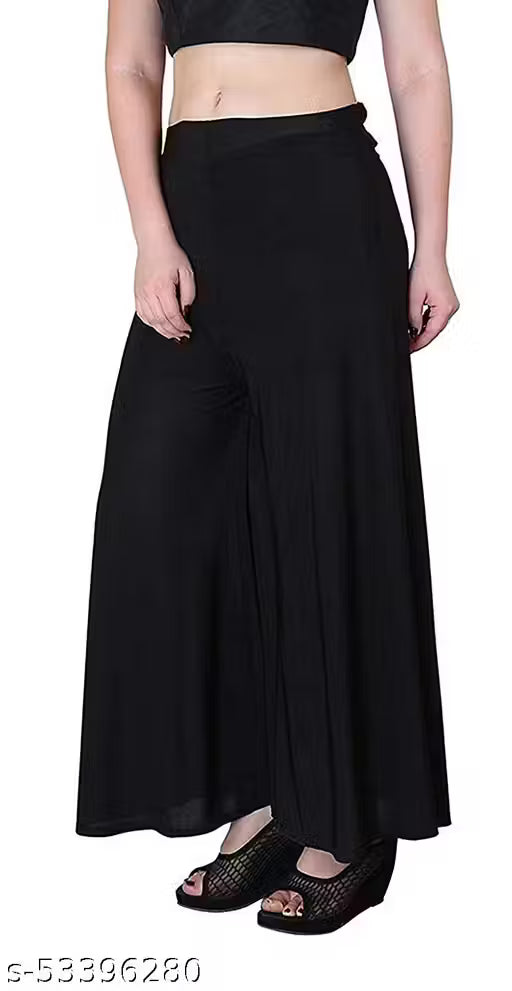 Lili Women's Stretchy Casual Wear Malai Lycra Pant Palazzo Combo Pack of 6 - Free Size(Fit For 26"-34") palazzo set/ Palazzo Combo